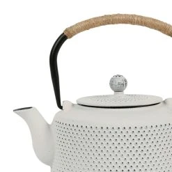 SEMA DESIGN Theiere En Fonte émaillé Point Blanc Avec Filtre 7 SEMA DESIGN Theiere En Fonte émaillé Point Blanc Avec Filtre -Côté Table Store 75610 DET02 WEB