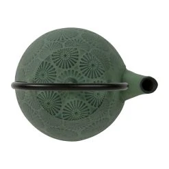 SEMA DESIGN Théière En Fonte Verte Et Noir - Lotus 11 SEMA DESIGN Théière En Fonte Verte Et Noir - Lotus -Côté Table Store 75611 DET04 WEB