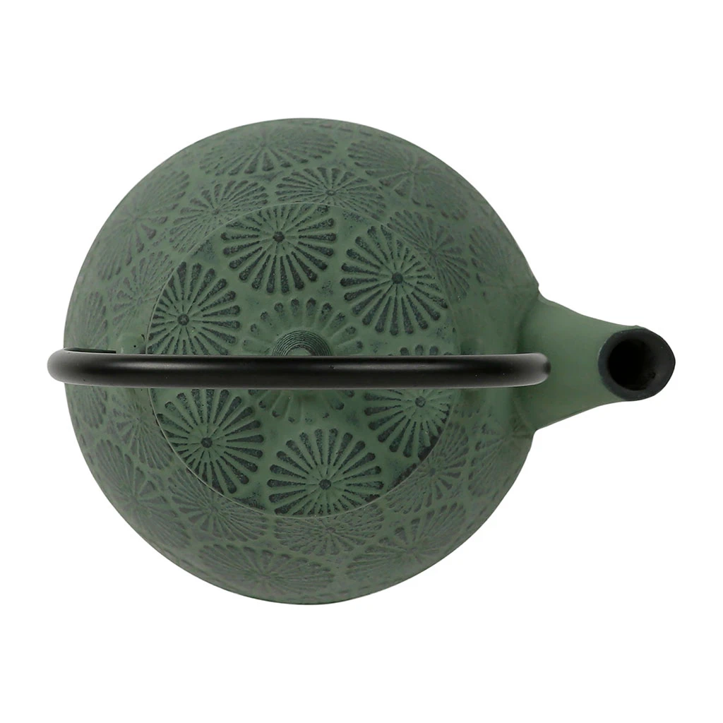 SEMA DESIGN Théière En Fonte Verte Et Noir - Lotus 7 SEMA DESIGN Théière En Fonte Verte Et Noir - Lotus – Image 5