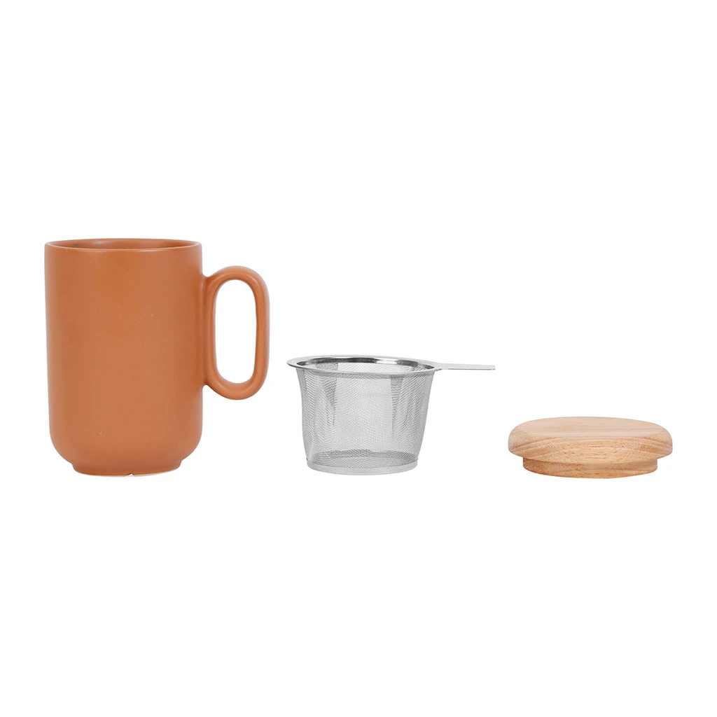 SEMA DESIGN Tisaniere En Grès Avec Filtre Terracotta - Baltika 4 SEMA DESIGN Tisaniere En Grès Avec Filtre Terracotta - Baltika – Image 2