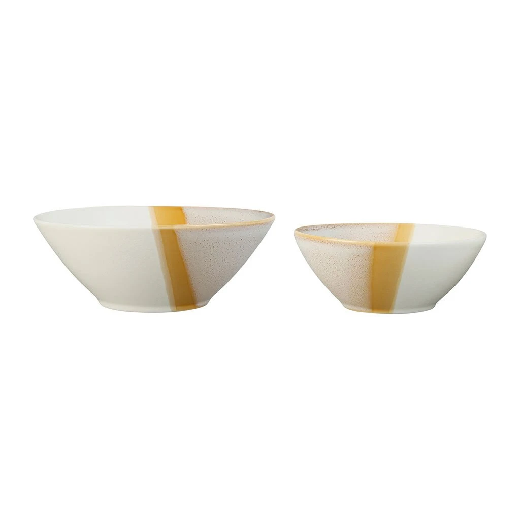 SEMA DESIGN Lot De 2 Coupes En Porcelaine Nude Et Blanc - Earth Notes 3 SEMA DESIGN Lot De 2 Coupes En Porcelaine Nude Et Blanc - Earth Notes