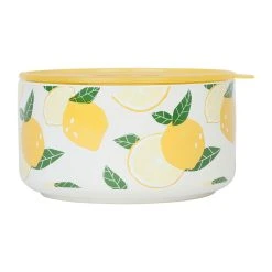 SEMA DESIGN Coupelle Avec Couvercle Retro Summer Jaune Et Vert