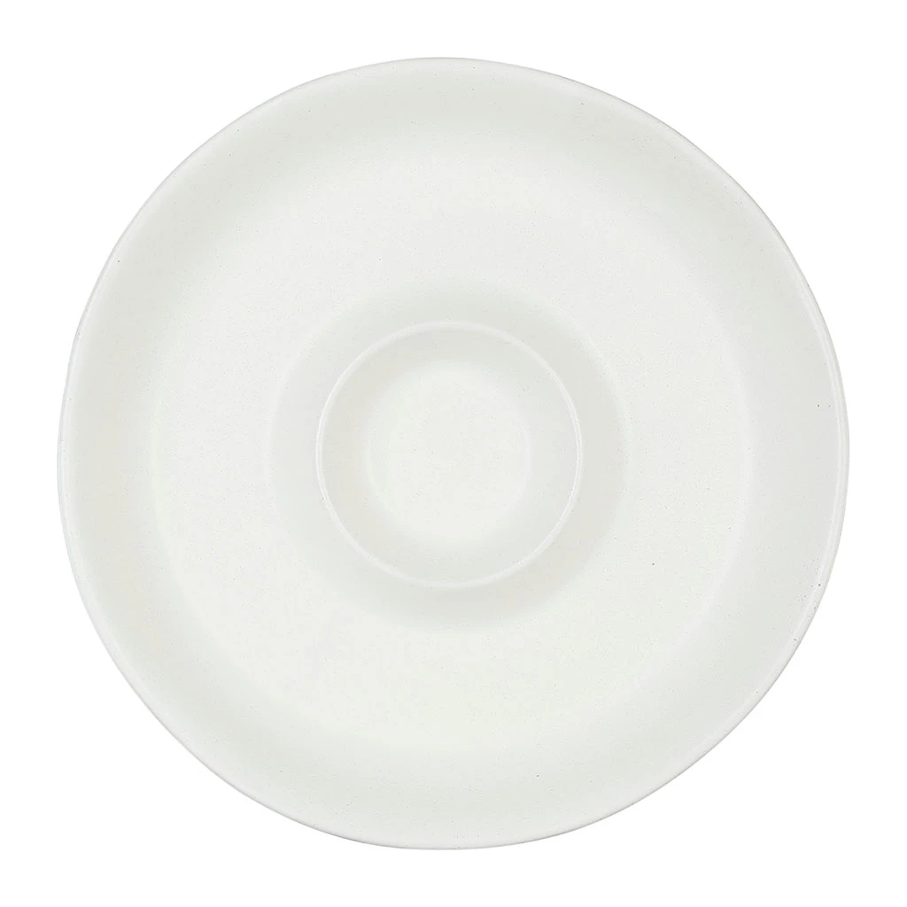 SEMA DESIGN Plat En Grès Blanc - Courba 4 SEMA DESIGN Plat En Grès Blanc - Courba – Image 2