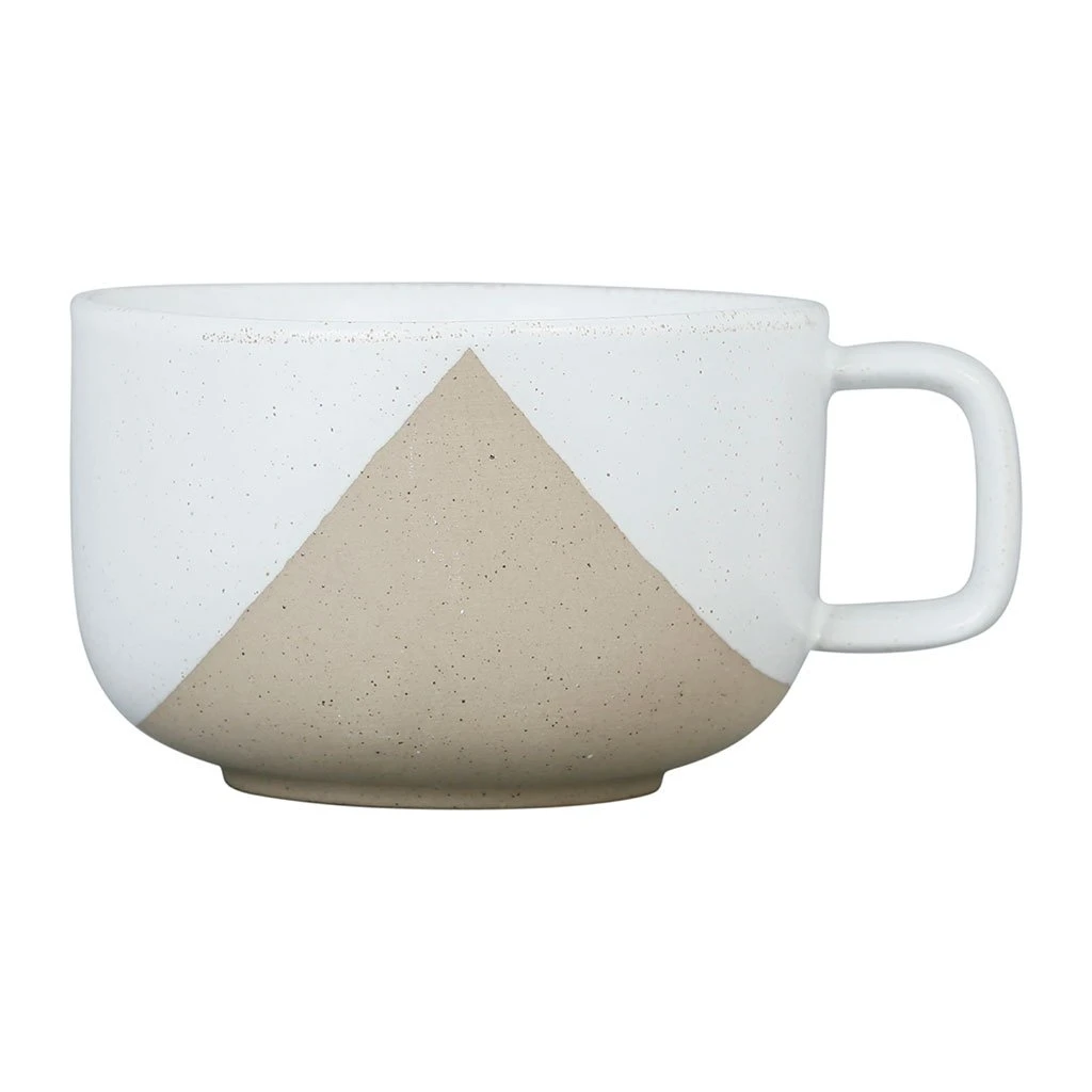 SEMA DESIGN Tasse à Thé Avec Support En Grès Indigo, Blanc Et Terracotta -courba 5 SEMA DESIGN Tasse à Thé Avec Support En Grès Indigo, Blanc Et Terracotta -courba – Image 3