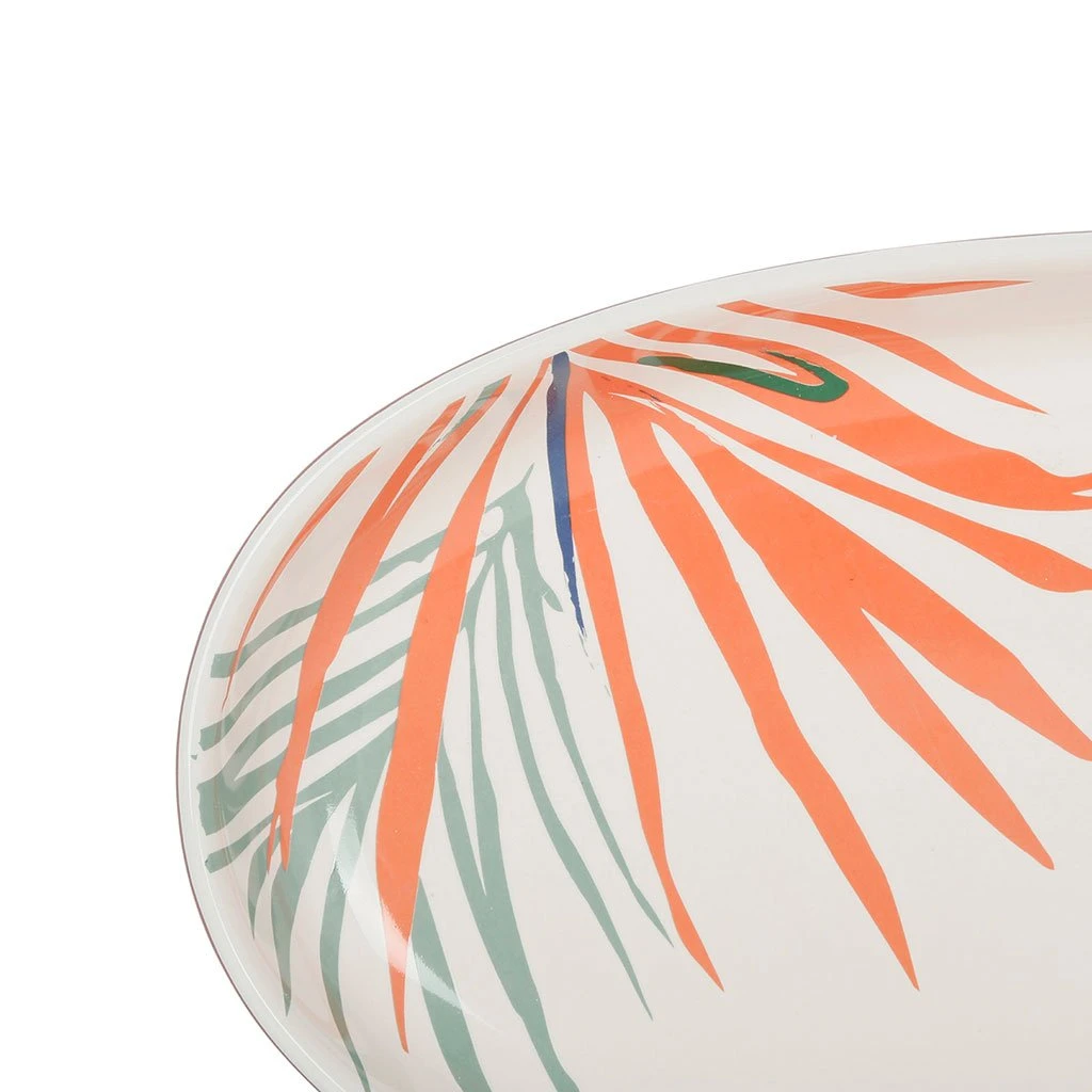 SEMA DESIGN Plat Ovale Tropic'art Multicolore 35x16.5x4cm Gres 4 SEMA DESIGN Plat Ovale Tropic'art Multicolore 35x16.5x4cm Gres – Image 2