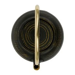 SEMA DESIGN Theiere En Fonte Emaillée Noir Et Or - Horizon -Côté Table Store 76187 DET02 WEB