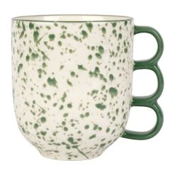 SEMA DESIGN Mug Vert D'eau 37.5cl En Porcelaine - Funny