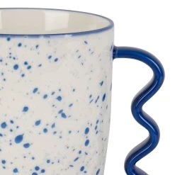 SEMA DESIGN Mug Bleu 37.5cl En Porcelaine - Funny 10 SEMA DESIGN Mug Bleu 37.5cl En Porcelaine - Funny -Côté Table Store 76864 DET01 WEB