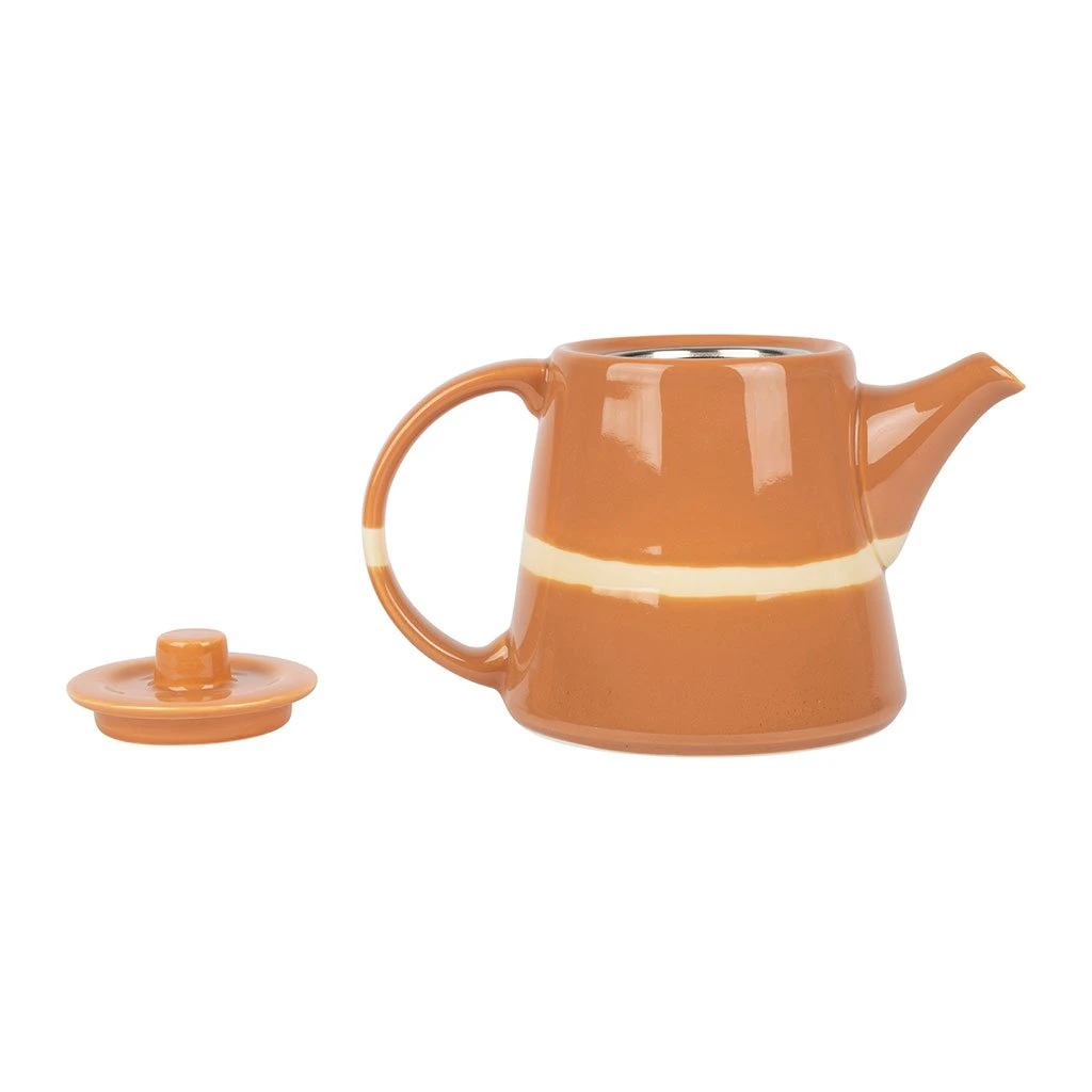 SEMA DESIGN Théière Avec Filtre Terracotta 1.1l En Porcelaine - Sweet Leaves 4 SEMA DESIGN Théière Avec Filtre Terracotta 1.1l En Porcelaine - Sweet Leaves – Image 2