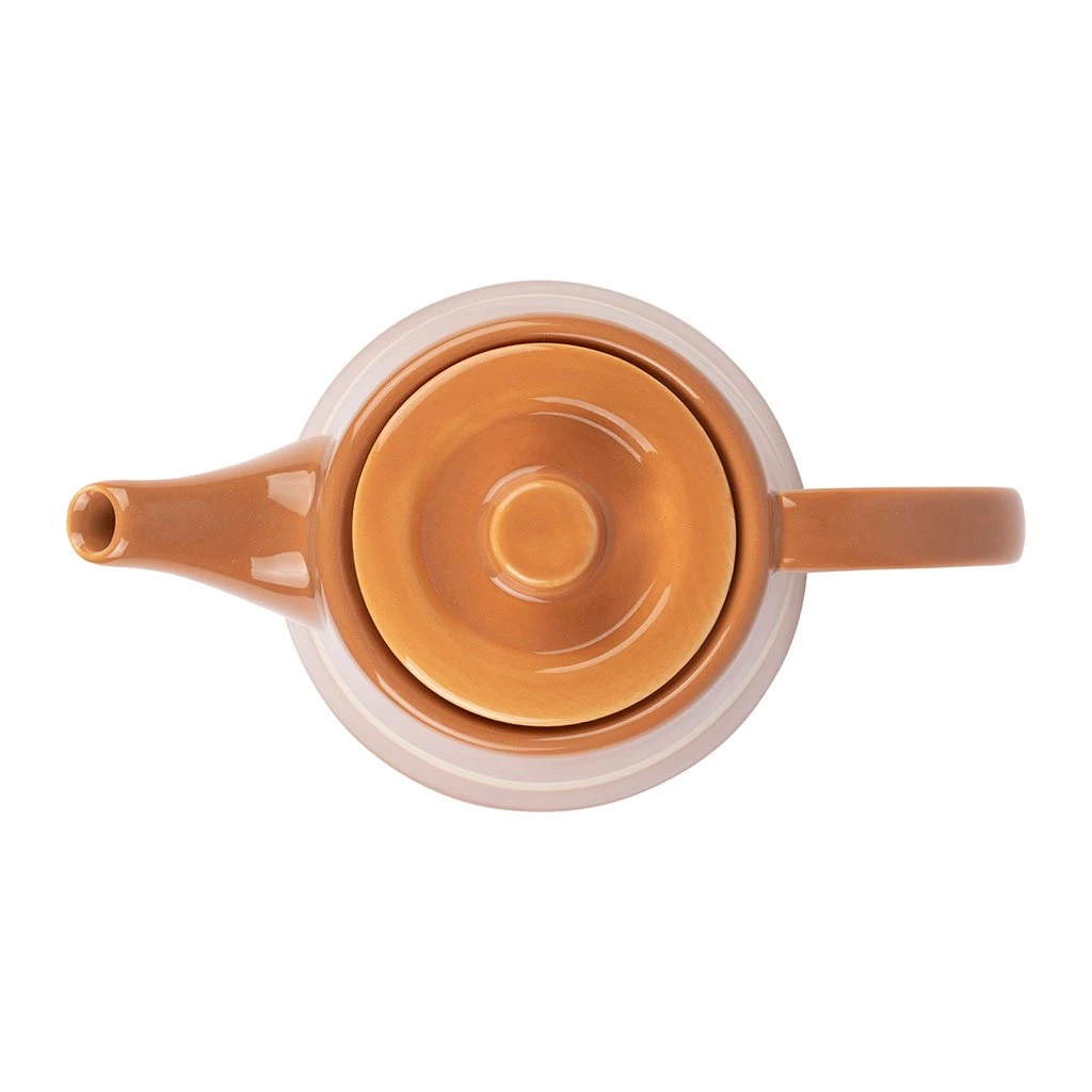 SEMA DESIGN Théière Avec Filtre Terracotta 1.1l En Porcelaine - Sweet Leaves 6 SEMA DESIGN Théière Avec Filtre Terracotta 1.1l En Porcelaine - Sweet Leaves – Image 4