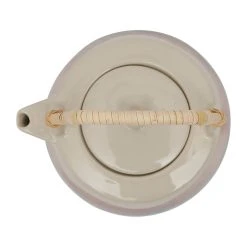 SEMA DESIGN Théière Terracotta Et Vert En Porcelaine Avec Filtre 1.3l - Sweet Leaves -Côté Table Store 76896 DET02 WEB