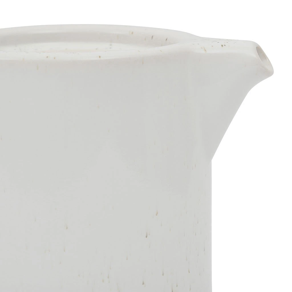 SEMA DESIGN Théière Avec Filtre Blanc Moucheté 1.15l En Grès Et Dessous En Bois - Nordika 5 SEMA DESIGN Théière Avec Filtre Blanc Moucheté 1.15l En Grès Et Dessous En Bois - Nordika – Image 3