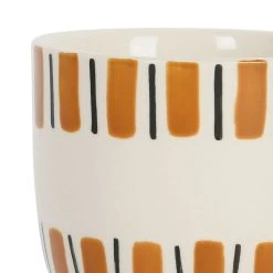 SEMA DESIGN Gobelets X3 Rayés Terracotta 17.5cl En Grès - Madeira 5 SEMA DESIGN Gobelets X3 Rayés Terracotta 17.5cl En Grès - Madeira -Côté Table Store 77011 DET01 WEB