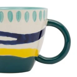 SEMA DESIGN Tasses à Déjeuner X2 Multicolore 60cl En Grès - Belle Vie -Côté Table Store 77017 DET01 WEB