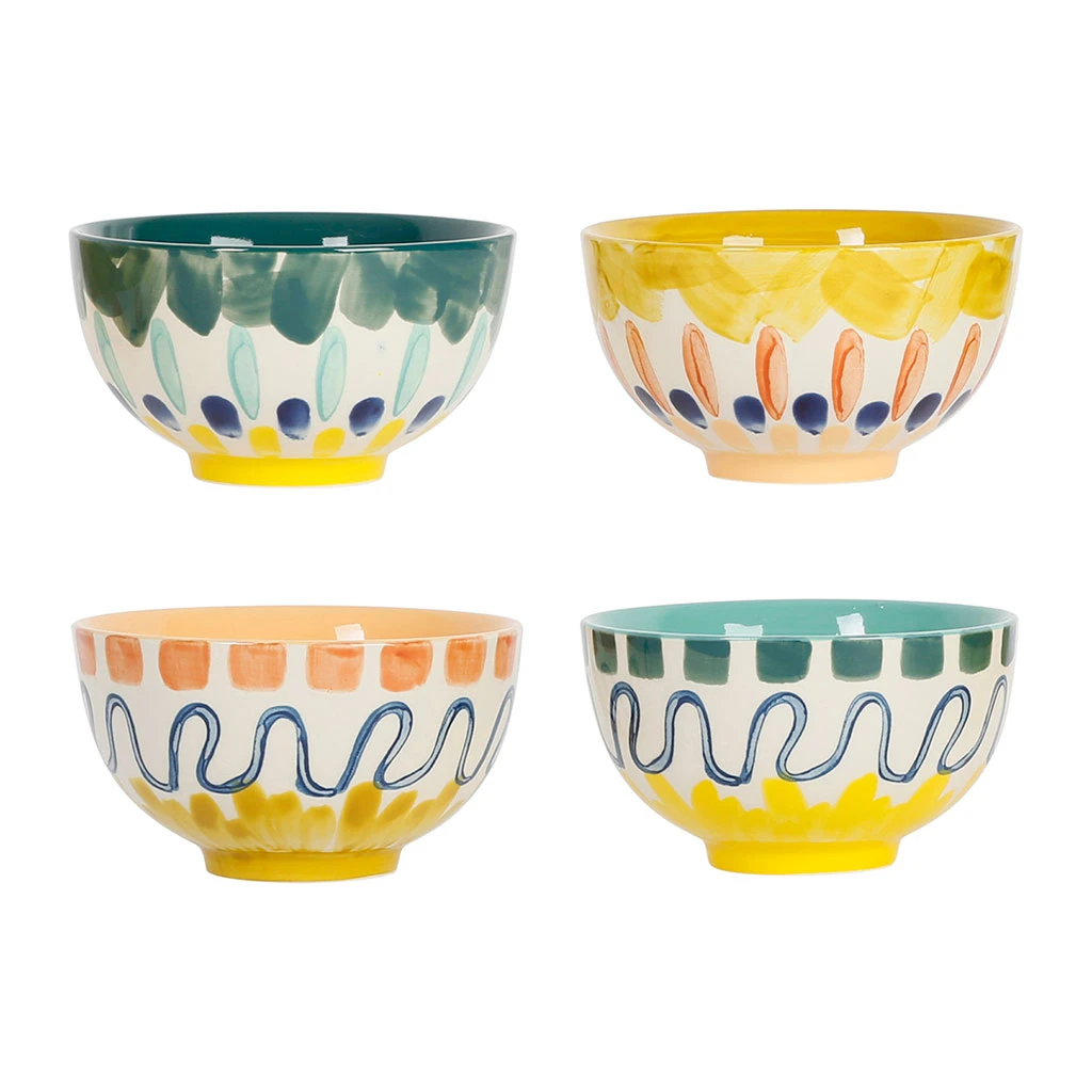 SEMA DESIGN Bols X4 Multicolore 32.5cl En Grès - Belle Vie 3 SEMA DESIGN Bols X4 Multicolore 32.5cl En Grès - Belle Vie