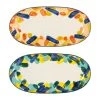 SEMA DESIGN Plats Ovales X2 Multicolore En Grès - Belle Vie -Côté Table Store 77019 DEB WEB