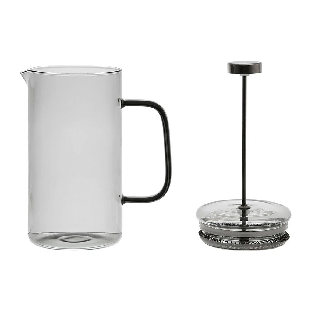 SEMA DESIGN Cafetière à Piston Café Gris 75cl En Verre 4 SEMA DESIGN Cafetière à Piston Café Gris 75cl En Verre – Image 2