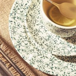 Comptoir De Famille Assiette Plate En Faïence Vert D26cm - P'tites Fleurs 8 Comptoir De Famille Assiette Plate En Faïence Vert D26cm - P'tites Fleurs -Côté Table Store 92bf6 amb hd 2022 01 pe comptoir 8004