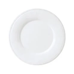 Côté Table Assiette Plate En Faïence Blanche D28.5cm - Constance