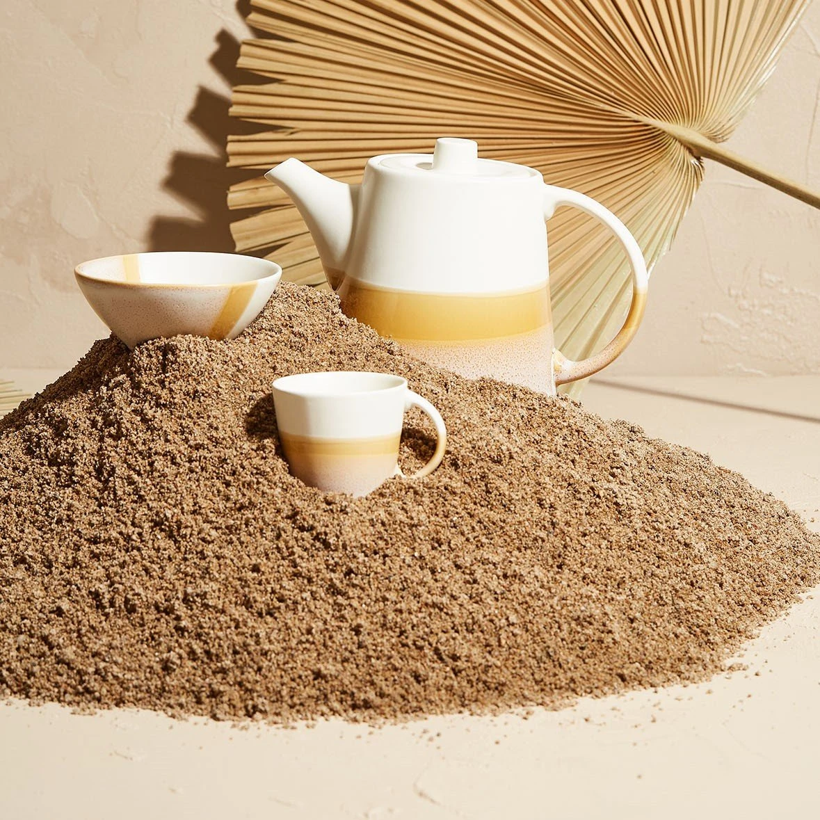 SEMA DESIGN Theiere En Porcelaine Nude Et Blanc - Earth Notes 7 SEMA DESIGN Theiere En Porcelaine Nude Et Blanc - Earth Notes – Image 5