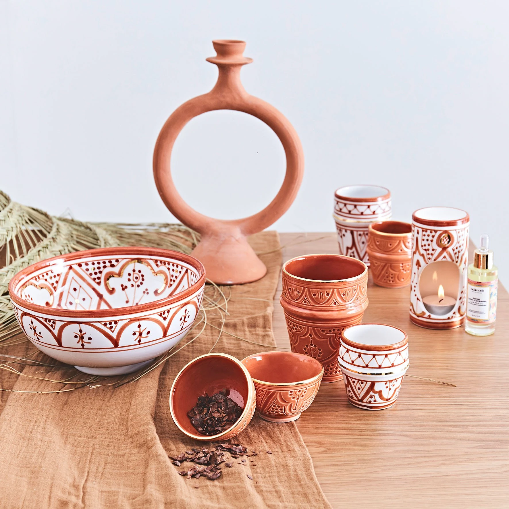 Chabi Chic Saladier Marsala Et Or D20cm - Zwak 6 Chabi Chic Saladier Marsala Et Or D20cm - Zwak – Image 4