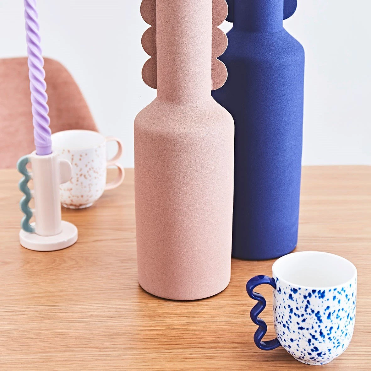 SEMA DESIGN Mug Bleu 37.5cl En Porcelaine - Funny 8 SEMA DESIGN Mug Bleu 37.5cl En Porcelaine - Funny – Image 6