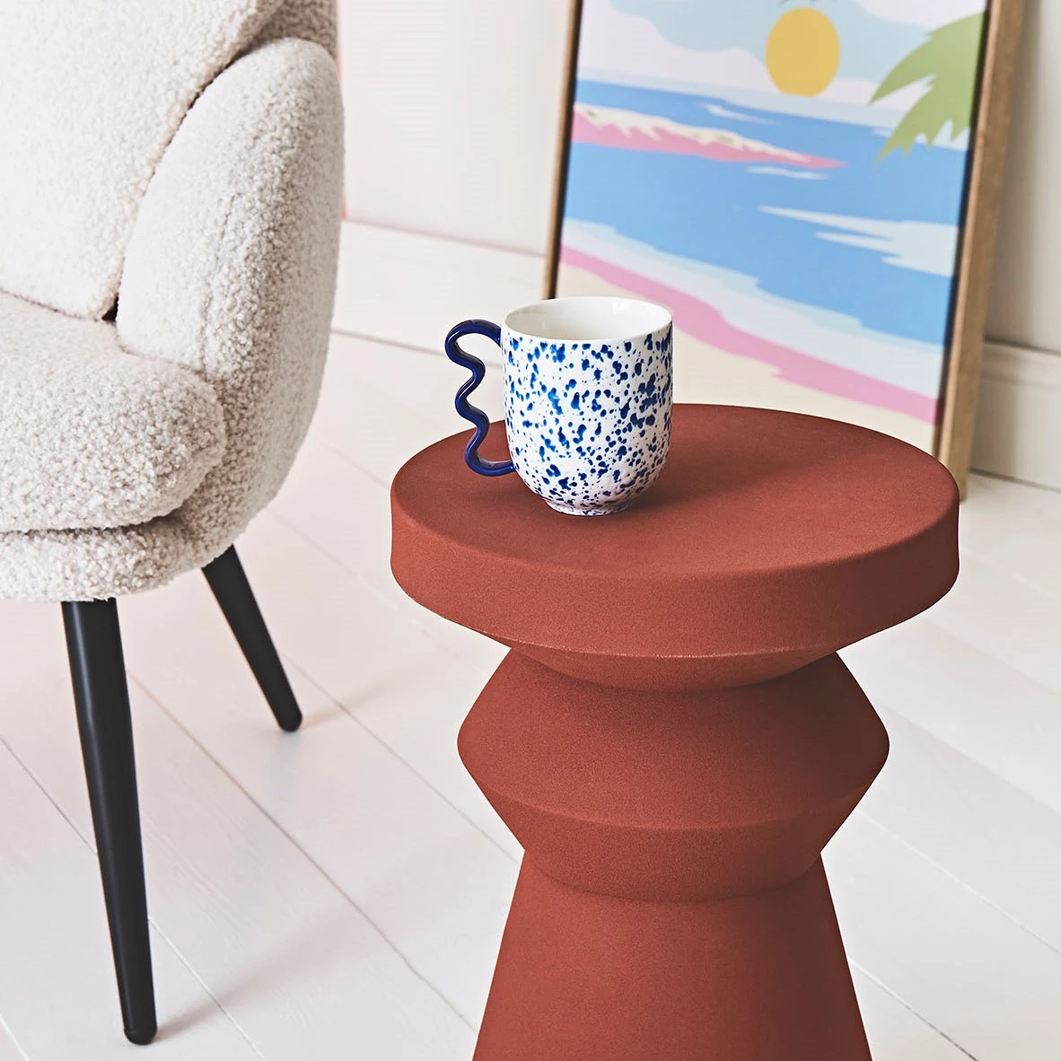 SEMA DESIGN Mug Bleu 37.5cl En Porcelaine - Funny 7 SEMA DESIGN Mug Bleu 37.5cl En Porcelaine - Funny – Image 5